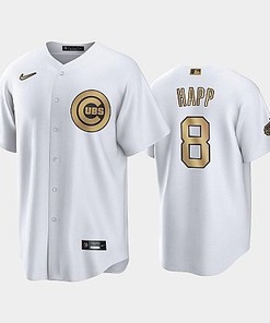 2022-23 All-Star Game NL Chicago Cubs White 8 Ian Happ Jersey
