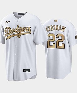 2022-23 All-Star Game NL Los Angeles Dodgers White 22 Clayton Kershaw Jersey