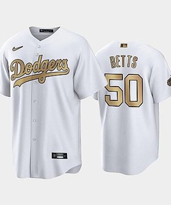 2022-23 All-Star Game NL Los Angeles Dodgers White 50 Mookie Betts Jersey