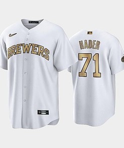 2022-23 All-Star Game NL Milwaukee Brewers White 71 Josh Hader Jersey
