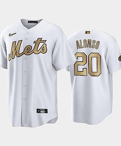 2022-23 All-Star Game NL New York Mets White 20 Pete Alonso Jersey