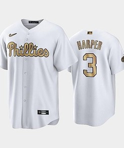 2022-23 All-Star Game NL Philadelphia Phillies White 3 Bryce Harper Jersey