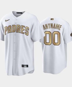 2022-23 All-Star Game NL San Diego Padres White 00 Custom Jersey