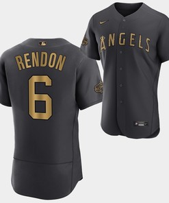 2022-23 All-Star Los Angeles Angels Anthony Rendon Charcoal Jersey