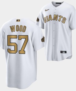 2022-23 All-Star San Francisco Giants Alex Wood 57 White Jersey
