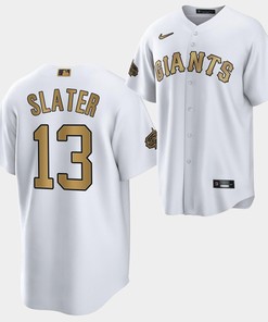 2022-23 All-Star San Francisco Giants Austin Slater 13 White Jersey