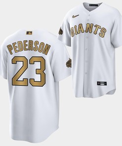 2022-23 All-Star San Francisco Giants Joc Pederson 23 White Jersey