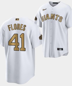 2022-23 All-Star San Francisco Giants Wilmer Flores 41 White Jersey