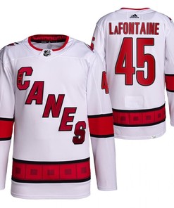 2022-23 Carolina Hurricanes Jack LaFontaine White Away Primegreen Men Jersey Jersey