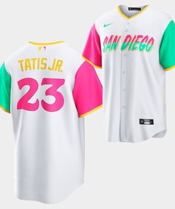 2022-23 City Connect San Diego Padres Fernando Tatis Jr. 23 White Jersey
