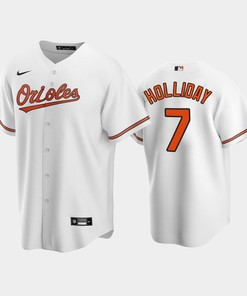 2022-23 Draft Baltimore Orioles Jackson Holliday 7 White Home Jersey