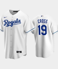 2022-23 Draft Kansas City Royals Gavin Cross 19 White Home Jersey