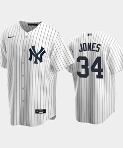 2022-23 Draft New York Yankees Spencer Jones 34 White Home Jersey