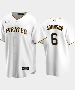2022-23 Draft Pittsburgh Pirates Termarr Johnson 6 White Home Jersey