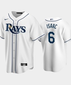 2022-23 Draft Tampa Bay Rays Xavier Isaac 6 White Home Jersey