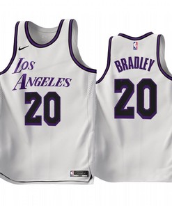 2022-23 Los Angeles Lakers Avery Bradley 20 White City Edition Jersey - Men Jersey