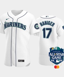 2023 All-Star Game Seattle Mariners 17 Mitch Haniger White Jersey
