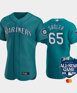 2023 All-Star Game Seattle Mariners 65 Casey Sadler Aqua Jersey