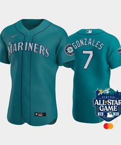 2023 All-Star Game Seattle Mariners 7 Marco Gonzales Aqua Jersey