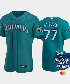 2023 All-Star Game Seattle Mariners 77 Chris Flexen Aqua Jersey