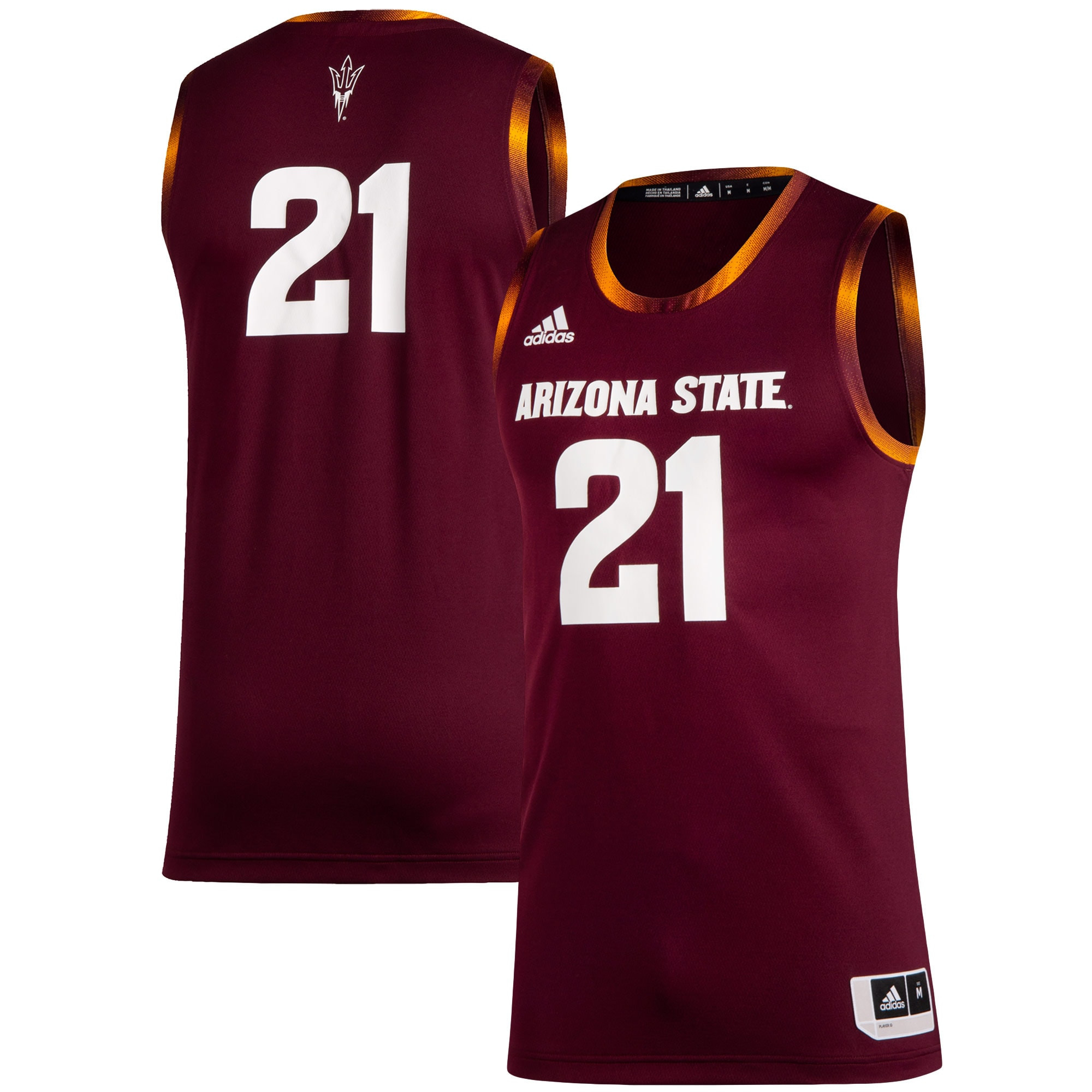 #21 Arizona State Sun Devils Adidas Swingman Jersey - Maroon Ncaa