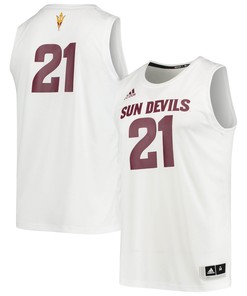 #21 Arizona State Sun Devils Adidas Swingman Jersey - White Ncaa
