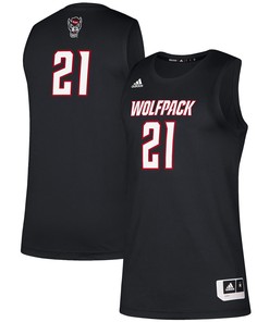 #21 Nc State Wolfpack Adidas Swingman Jersey - Black Ncaa