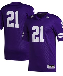 #21 Washington Huskies Adidas Premier Strategy Jersey - Purple Ncaa