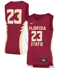 #23 Florida State Seminoles Team Replica Basketball Jersey - Garnet Ncaa