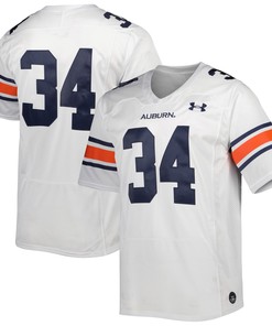 #34 Auburn Tigers Under Armour Premier Limited Jersey - White Ncaa