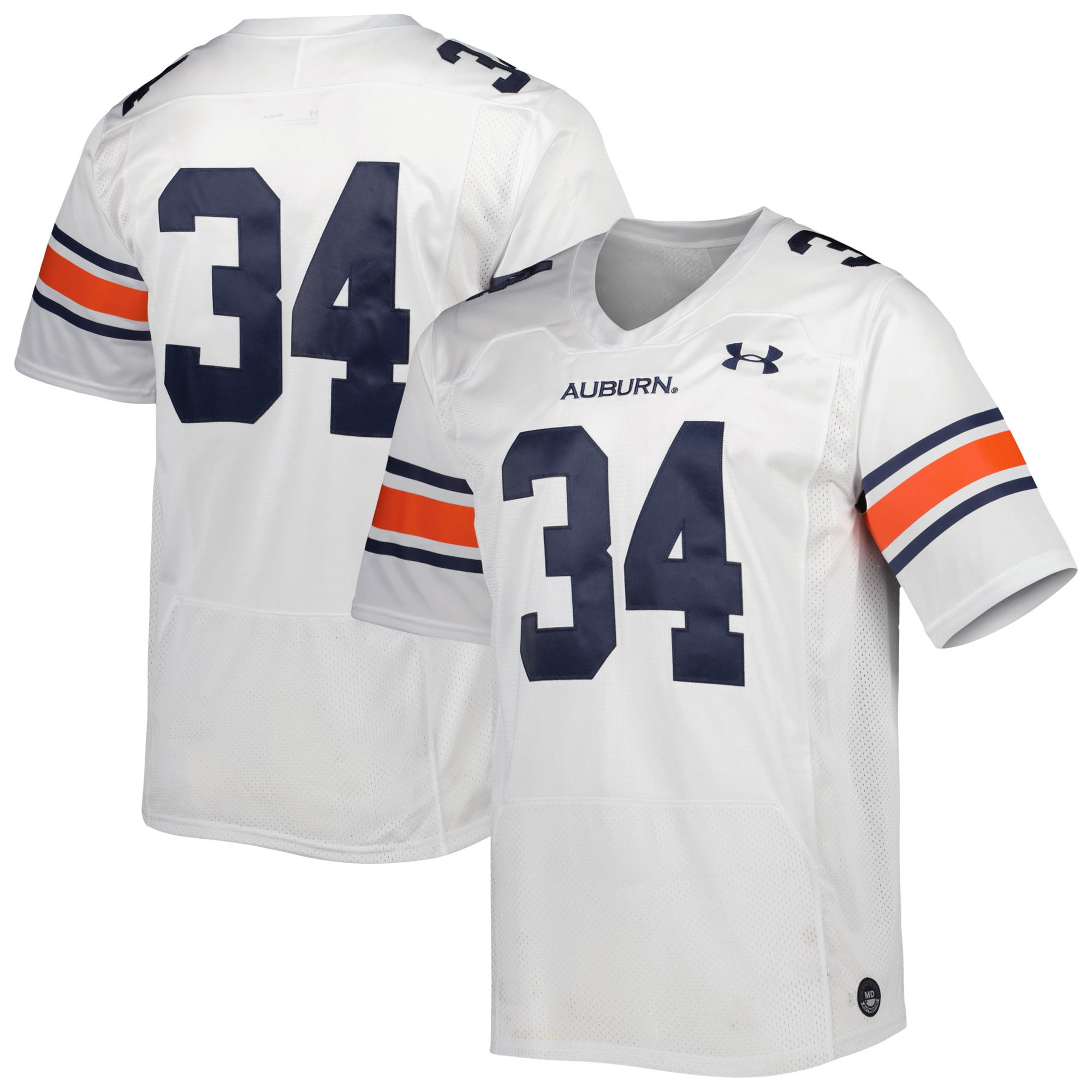 #34 Auburn Tigers Under Armour Premier Limited Jersey - White Ncaa