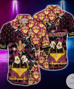 3D Mickey Mouse Arizona State Sun Devils NCAA Hawaiian Shirt