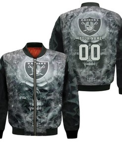 3D Skull Oakland Raiders 3Ds Sweatshirt Pullover 3D Personalized Bomber Jacket All-Over Print