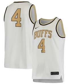 #4 Colorado Buffaloes Replica Basketball Jersey - White Ncaa
