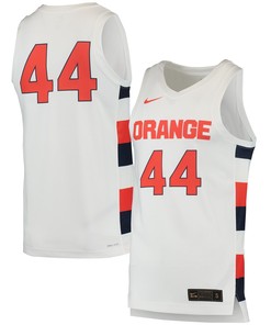 #44 Syracuse Orange Team Replica Basketball Jersey - White Ncaa