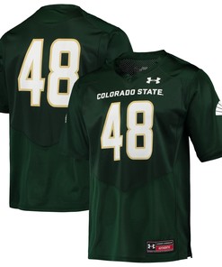 #48 Colorado State Rams Under Armour Replica Football Jersey - Green Ncaa