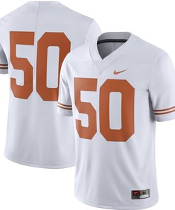 #50 Texas Longhorns College Alternate Limited Jersey - White Ncaa