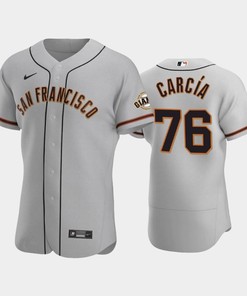 76 Jarlin Garcia Gray Road San Francisco Giants Jersey