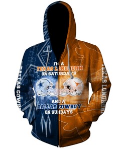 A Ohio State Buckeyes On Saturdays And A Cleveland Browns On Sundays NFL 3D Hoodie