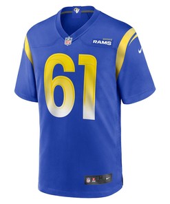 AJ Arcuri Los Angeles Rams Game Player Jersey - Royal