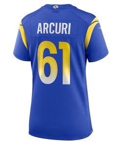 AJ Arcuri Los Angeles Rams Women's Game Player Jersey - Royal