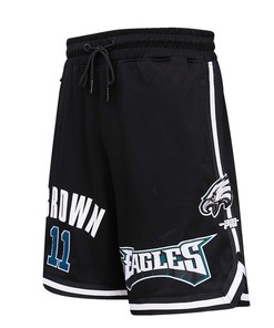 A.J. Brown 11 Philadelphia Eagles Team Player Shorts - Black