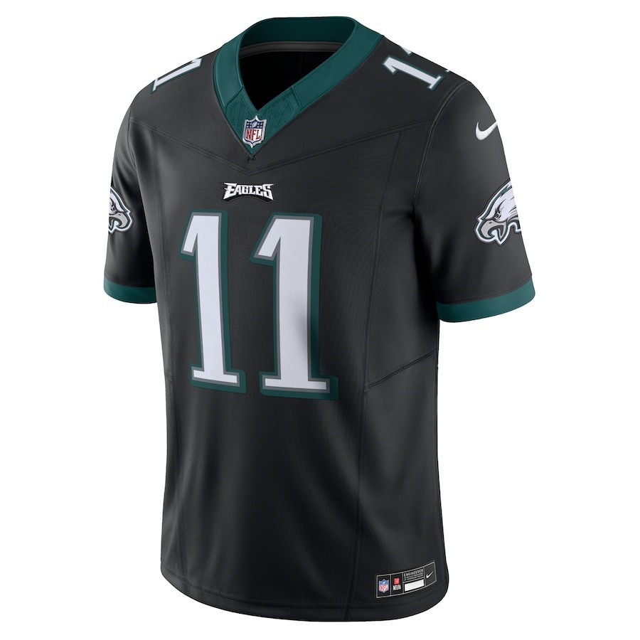 A.J. Brown 11 Philadelphia Eagles Vapor F.U.S.E. Limited Alternate Jersey - Black