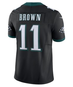 A.J. Brown 11 Philadelphia Eagles Vapor F.U.S.E. Limited Alternate Jersey - Black