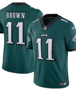A.J. Brown 11 Philadelphia Eagles Vapor F.U.S.E. Limited Jersey - Midnight Green