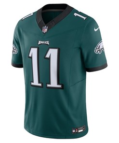 A.J. Brown 11 Philadelphia Eagles Vapor F.U.S.E. Limited Jersey - Midnight Green