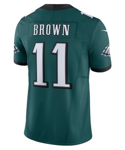 A.J. Brown 11 Philadelphia Eagles Vapor F.U.S.E. Limited Jersey - Midnight Green