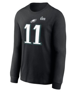 A.J. Brown Philadelphia Eagles Super Bowl LVII Long Sleeve T-Shirt - Black