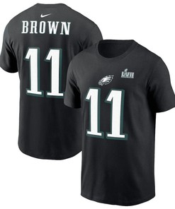 A.J. Brown Philadelphia Eagles Super Bowl LVII T-Shirt - Black