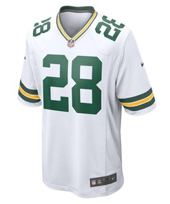 AJ Dillon Green Bay Packers Game Player Jersey - White